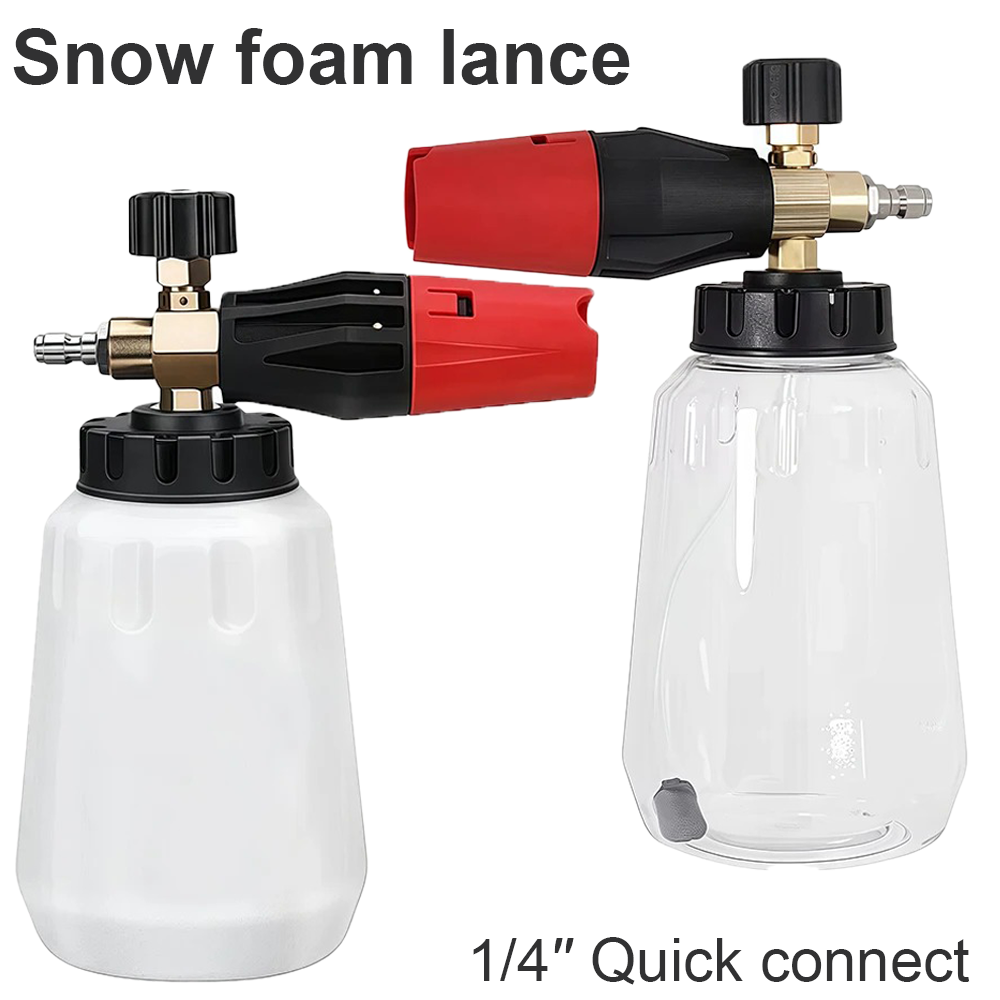 Pressure Washer Foam Gun - Adjustable Snow Foam Lance 1L Big