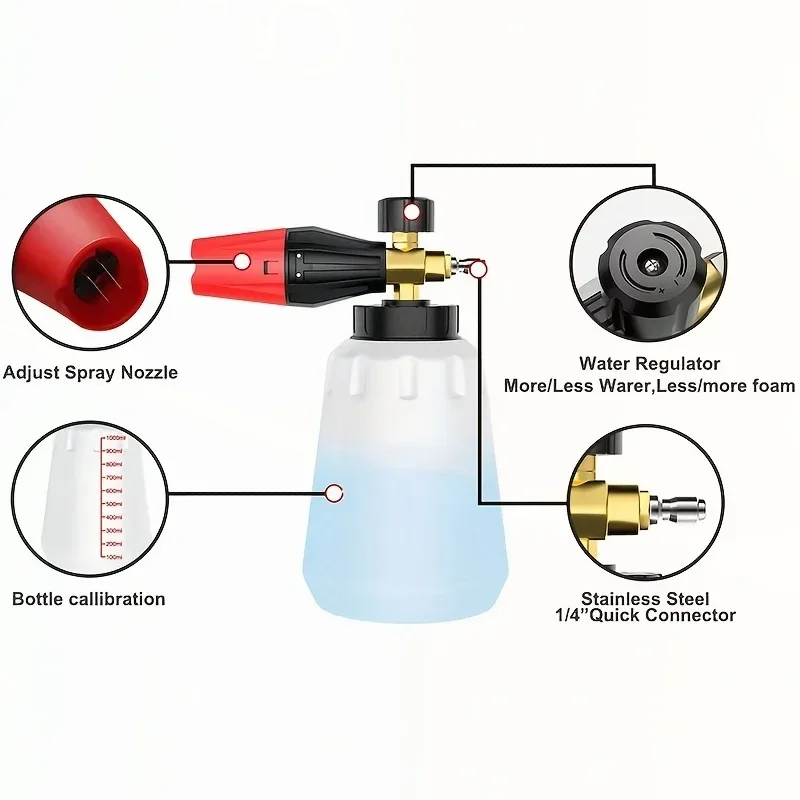 High Pressure PA Foam Cannon A - Foam Cannon Car Wash recension och pris