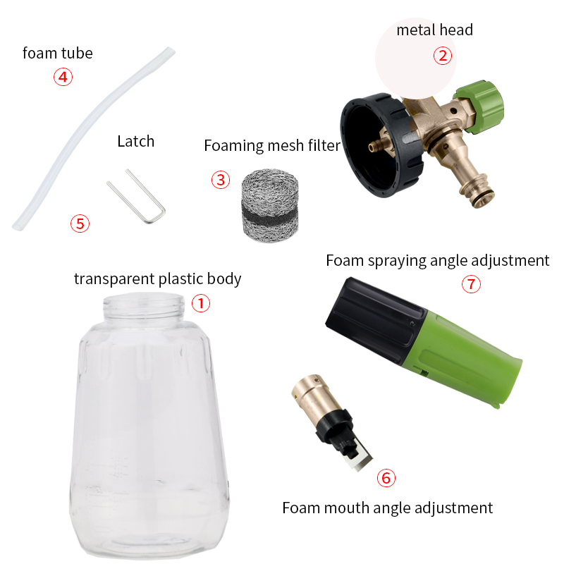 Car Wash Accessories Snow Foam - Pressure Washer Foam Gun recension och pris